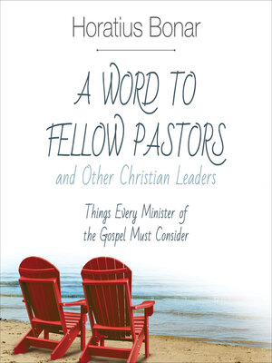 cover image of A Word to Fellow Pastors and Other Christian Leaders